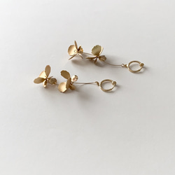 Blooming Flower Clip on Earrings【2023.A/W】 4枚目の画像