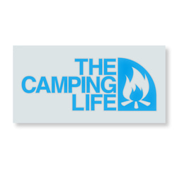 キャンプ ステッカー THE CAMPING LIFE グッツ アウトドア ２サイズ ステッカー 9枚目の画像