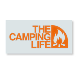 キャンプ ステッカー THE CAMPING LIFE グッツ アウトドア ２サイズ ステッカー 12枚目の画像