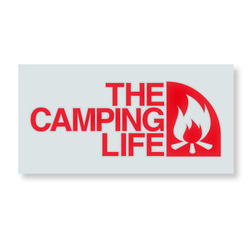 キャンプ ステッカー THE CAMPING LIFE グッツ アウトドア ２サイズ ステッカー 10枚目の画像