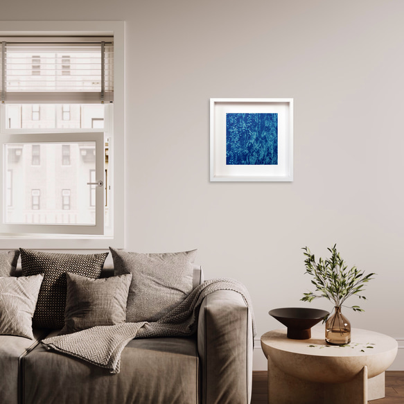 [自然肖像]斯堪的納維亞樹現代室內藝術植物藍色 第2張的照片