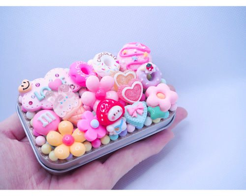 デコパージュ ꔛ‬ꕤ インテリア雑貨♡収納ケース♡苺♡うさぎ♡小物入れ♡ガーデン デコパージュ ꔛꕤ インテリア雑貨♡収納BOX➁♡苺うさぎ♡小物