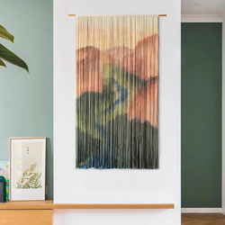 【受注製作】風景画 絵画 タペストリー 壁掛け手作り ウォールハンギング 新築祝い・新居祝い 家の装飾 リビングルーム 4枚目の画像