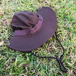2is HT01AC 登山帽│旅行配件│ 咖啡色 可折疊可扣式 防曬 透氣 第3張的照片