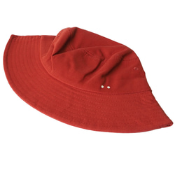 2is HT11AR 漁夫帽 遮陽帽 防曬 帆布橘色 第8張的照片