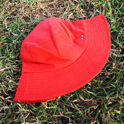 2is HT11AR 漁夫帽 遮陽帽 防曬 帆布橘色 第1張的照片