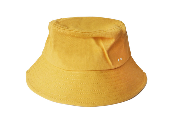 2is HT11AY 漁夫帽 遮陽帽 防曬 帆布黃色 第6張的照片