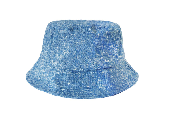 2is HT13LM 漁夫帽 遮陽帽 防曬 帆布雪花 藍色 第8張的照片