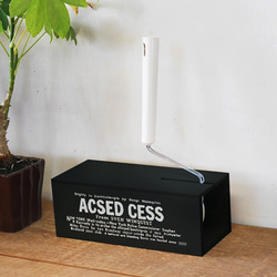 蓋つき木箱 金具付きボックス ホワイト BREA-1452WH フリーボックス