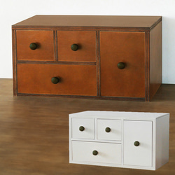 木製の小引き出し A4ｻｲｽﾞ 2段 ☆ｾﾐｵｰﾀﾞｰ可!!☆ 棚・シェルフ