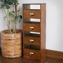 木製 かわいい ミニチェスト 引き出し2段 アンティーク その他