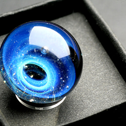 ガラスのオブジェ”宇宙”19mm【 B0459】 2枚目の画像