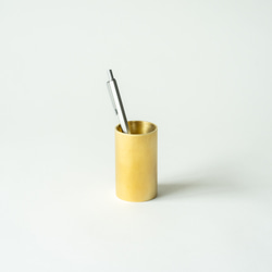 【受注製作】ミニマルホルダー＜サークル-H70＞ / 真鍮　ペン立て　花瓶　カトラリースタンド 2枚目の画像