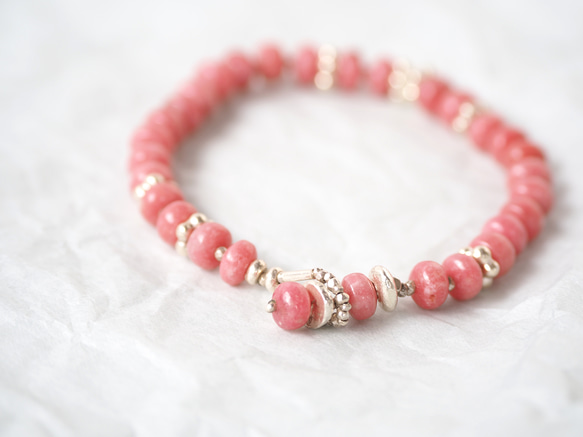 -Thulite- bracelet 4枚目の画像