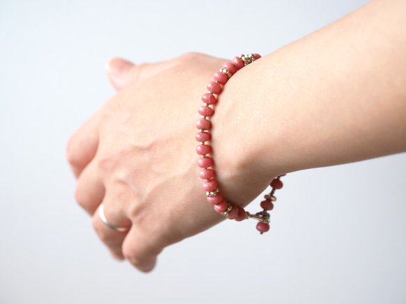 -Thulite- bracelet 5枚目の画像