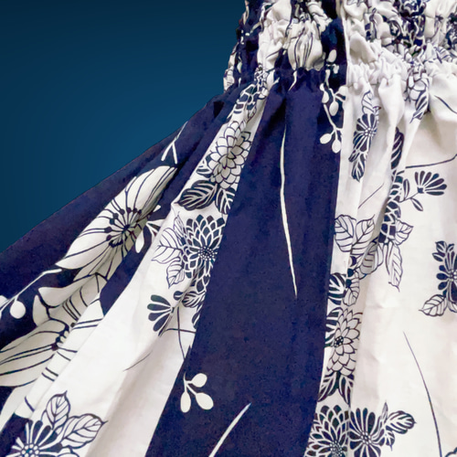 ゆかたカワイイ パウスカート 着物リメイク 浴衣リメイク 衣装 和柄