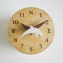 ドルフィンの羅針盤卓上時計 1枚目の画像