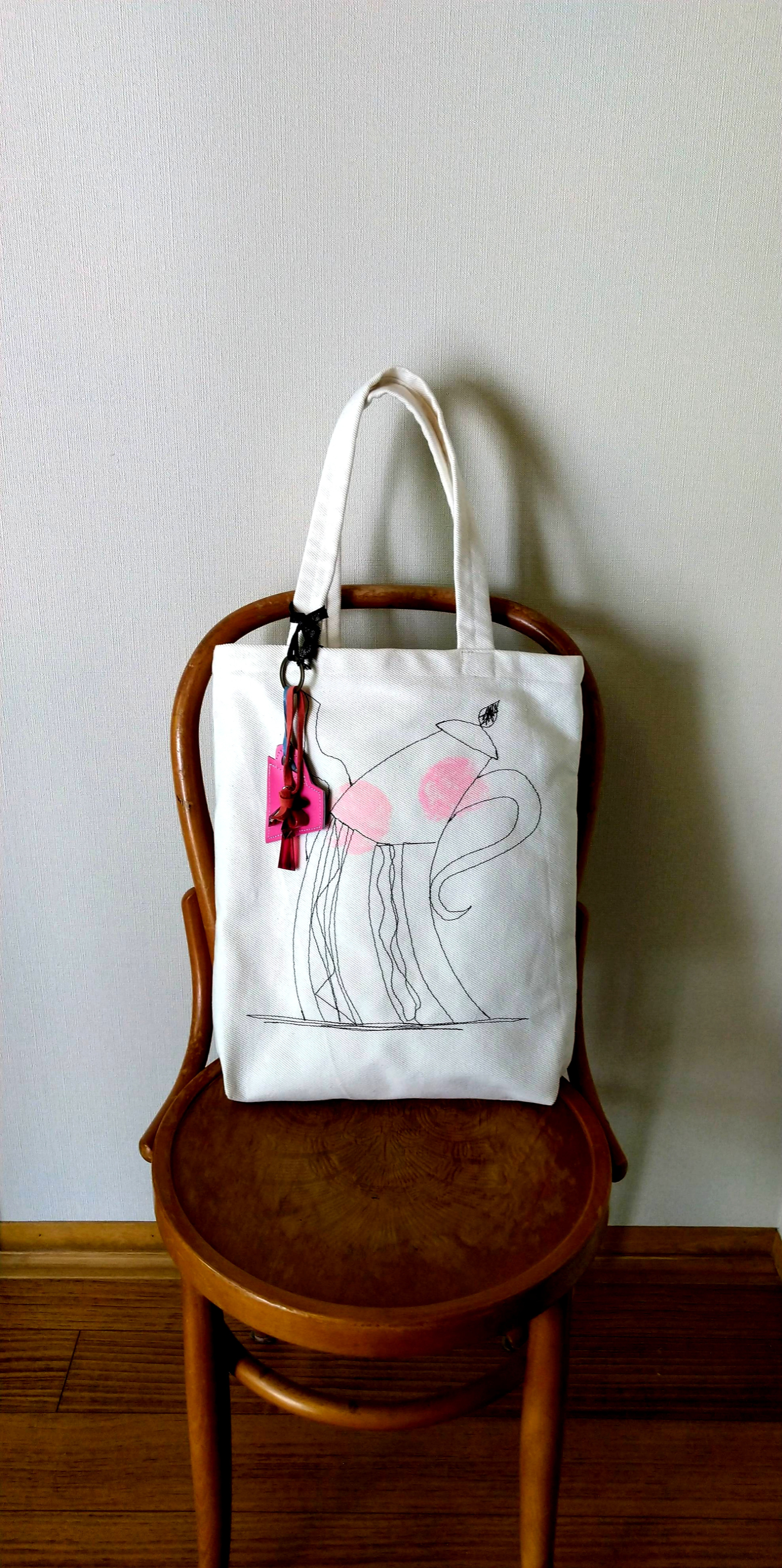 トートバッグ　ポット