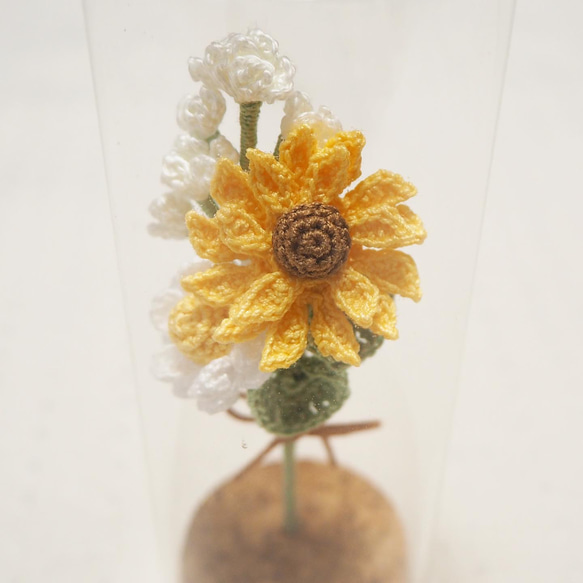 夏の花束ガラスボトルフラワー 4枚目の画像