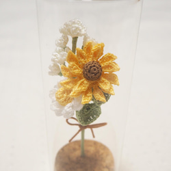 夏の花束ガラスボトルフラワー 7枚目の画像
