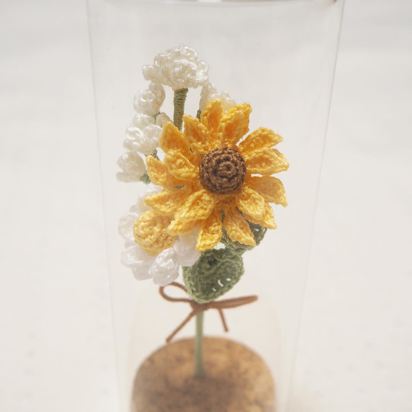 夏の花束ガラスボトルフラワー 7枚目の画像