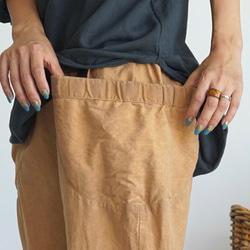 【福袋】三格紗衛衣/本色+素色營地工作褲/棕色 第17張的照片