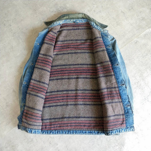 パッチワークリペア ビンテージ 50s～60s デニム カバーオール