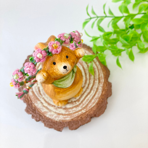コスモスピンクのお花＊フラワーミサンガ＊刺繍糸ブレスレット