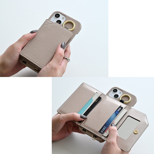 tov iPhoneケース スマホショルダー se ミラー カードケース tov iPhoneケース スマホショルダー se ミラー カードケース