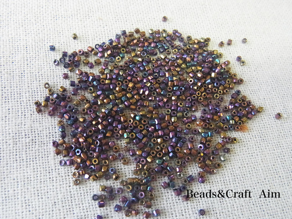 カットビーズ　マルチメタリック 1枚目の画像