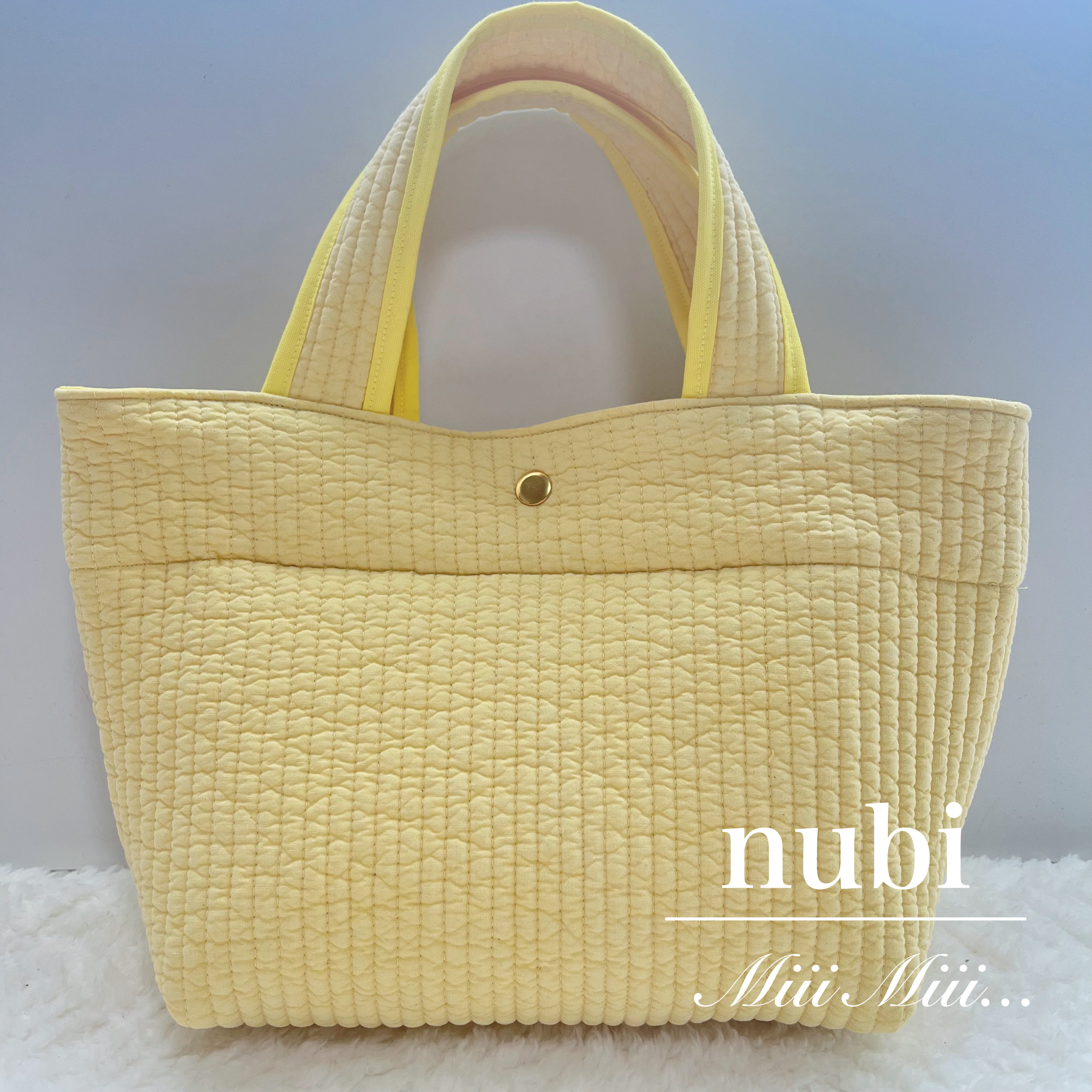 ヌビバッグ nubi トートバッグ イブルバッグ イエロー トート