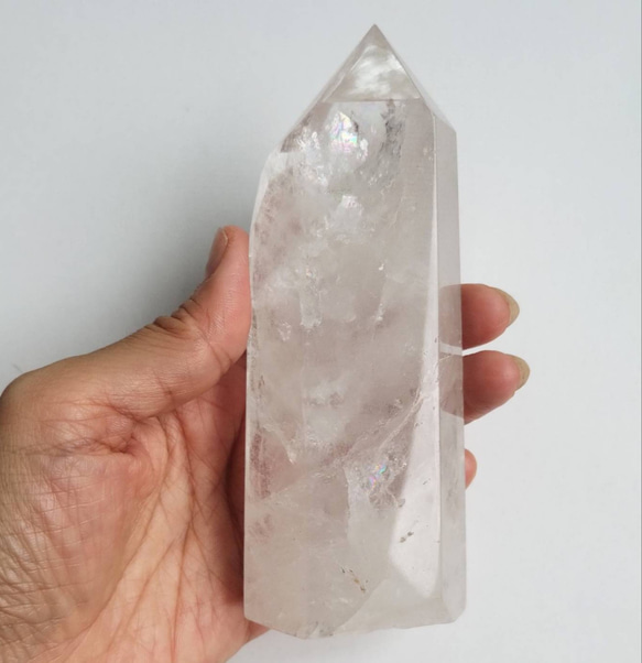 送料無料】水晶柱 水晶ポイント 345.7g その他置物 Gemstone忍 通販