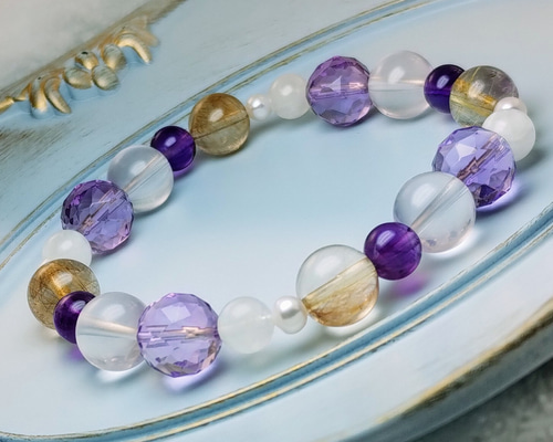 ❆意識をフォーカスさせる❆…～ローズクォーツ・アメジスト＆ゴールド