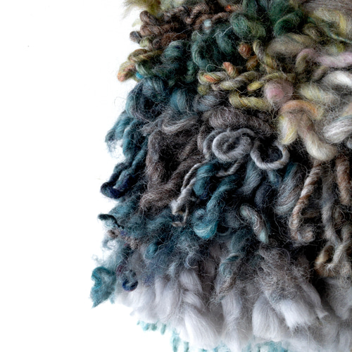 一点もの】流木 ウィービングタペストリー 『木霊の宿る樹, d