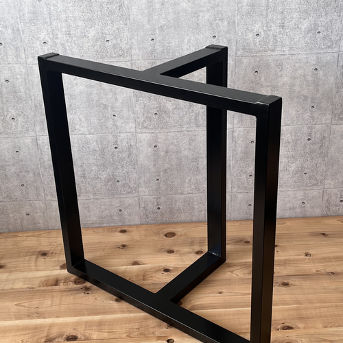 アイアン脚 高さ65cm 黒 ダイニングテーブル easy F style 通販