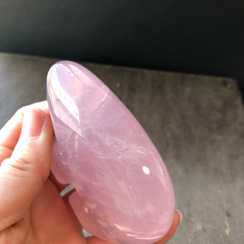 モザンビーク産☆ローズクォーツベアー☆瀧川神社にて浄化☆155g☆80