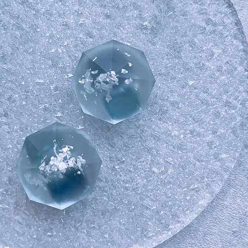 琥珀糖オルゴナイト 青 その他インテリア雑貨 pommebonbon