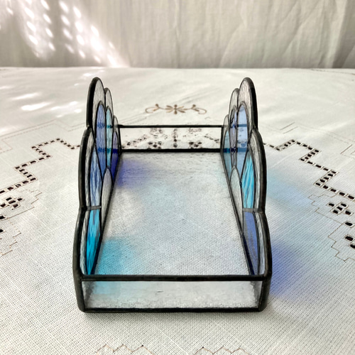 専用！ステンドグラストレイ2種 ステンドグラストレイ（小物入れ）クリア | Stainedglass