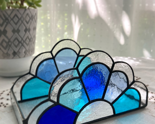 専用！ステンドグラストレイ2種 ステンドグラストレイ（小物入れ）マルチカラー | Stainedglass