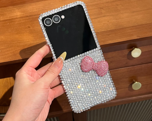 キラキラ Galaxy Z Flip 7 6 5 4 3 ケース ラインストーン 立体