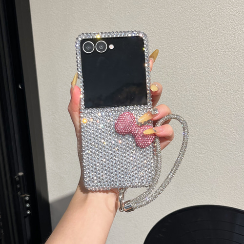 キラキラ Galaxy Z Flip 7 6 5 4 3 ケース ラインストーン 立体