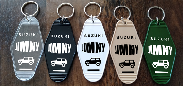 ●日本正規品● ジムニーキーホルダー モーテルキー ジープ Jimny JB64 ジムニー アイドル