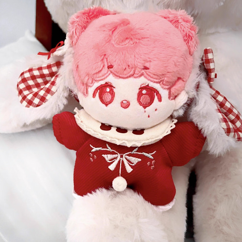 ぬいぐるみ着せ替え服 10cm/20cm ぬい服 ぬいぐるみ服 <赤 ぬいぐるみ着せ替え服 10cm/20cm ぬい服 ぬいぐるみ服 <赤