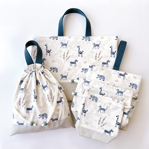 10/20到着レッスンバッグ 上履き入れ お着替袋 お弁当袋