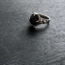 サゲニティッククオーツのリング【Melty ring＜Sagenitic quartz＞】 10枚目の画像