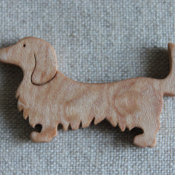ロングミニチュアダックスフンド木製アクセサリー（セミオーダー