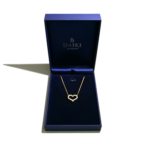 ハート ネックレス】シングル ネックレス ペンダント プラチナ