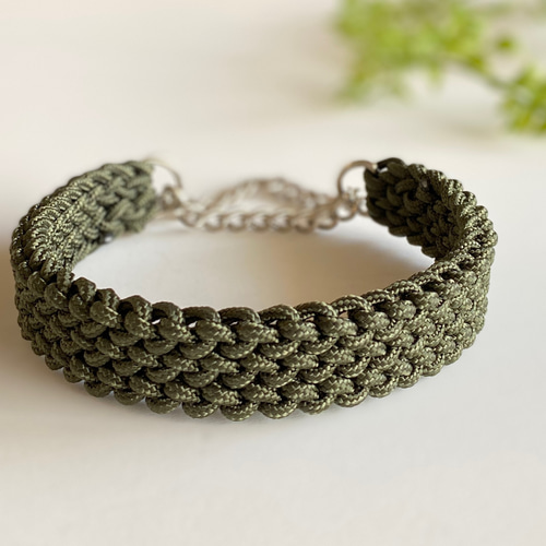 受注制作 パラコード首輪 ハーフチョーク リード・首輪 M IYA 通販