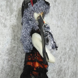 『黒ネコ魔女さん』ハロウイン　オーナメント ホウキ　黒猫　オシャレ創作人形　プレゼント 8枚目の画像