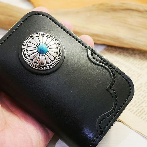 ラウンドファスナーコインケースハーフウォレット プルアップレザー ハンドメイド ラウンドファスナーコインケースハーフウォレット プルアップ